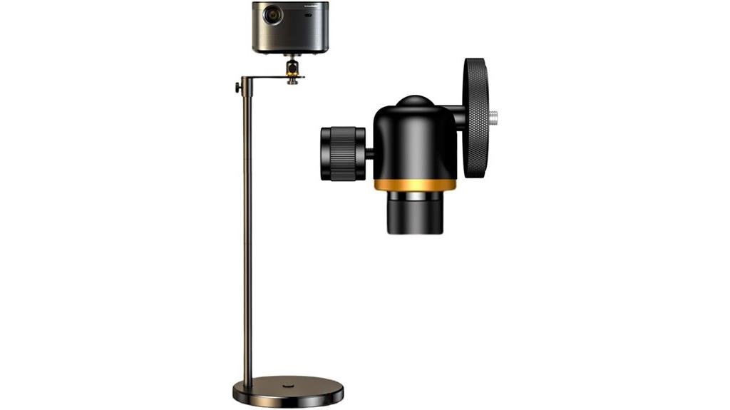 swiveling adjustable projector stand