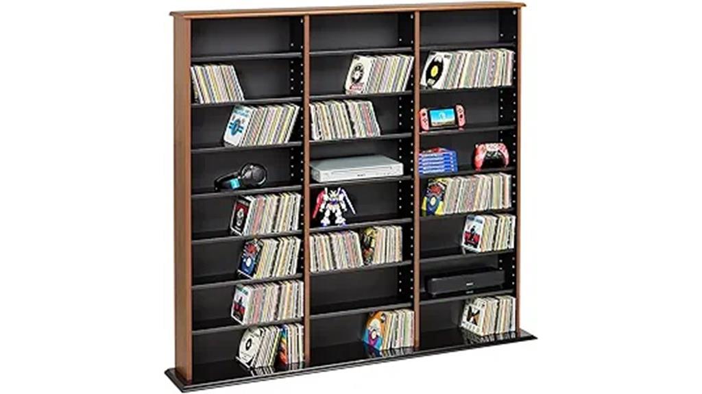 three column tall cabinet