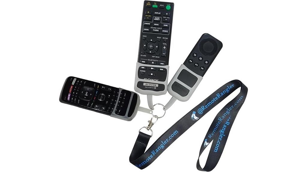 three portable remote holders