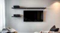 top apartment projector shelves