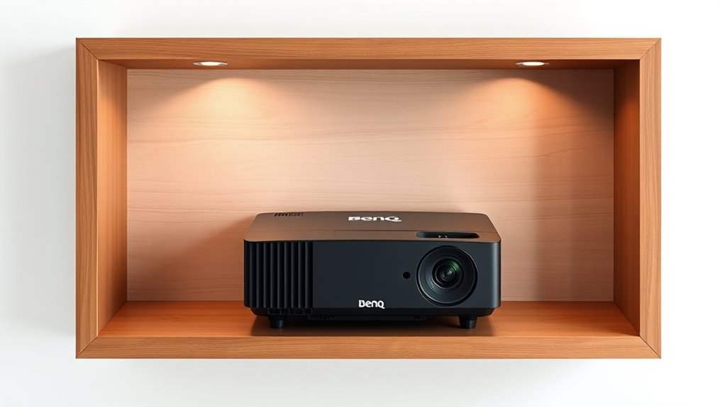 top benq projector shelf options