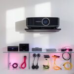 top bright room projector shelves