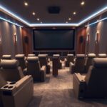top curved theater seating