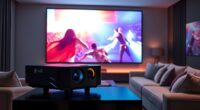 top lg long throw projectors
