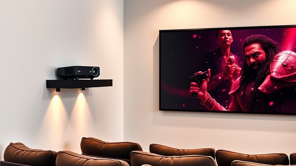 top lg projector shelf options