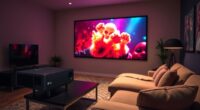 top lg short throw projectors