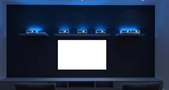top low lag projector shelves