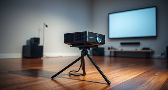 top low lag projector stands