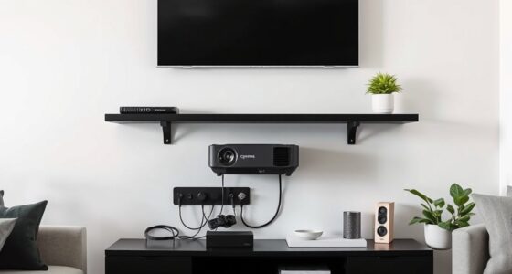 top optoma projector shelves