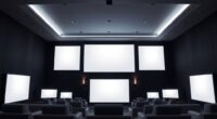 top optoma white screens