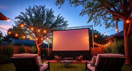 top outdoor projector screens