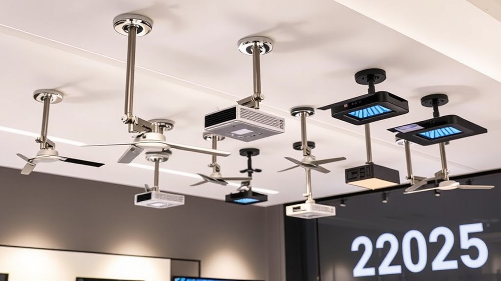 top portable ceiling mounts