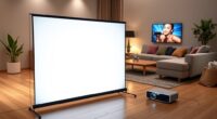 top portable projector screens