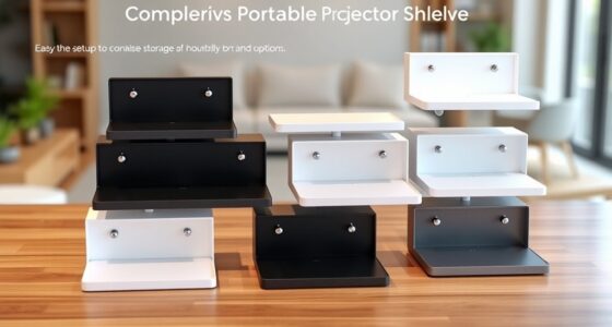 top portable projector shelves