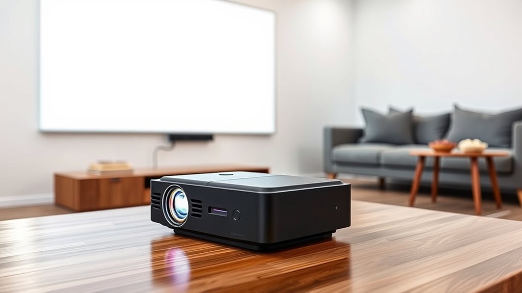 top portable short throw projectors