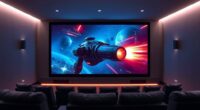 top premium rear projection screens