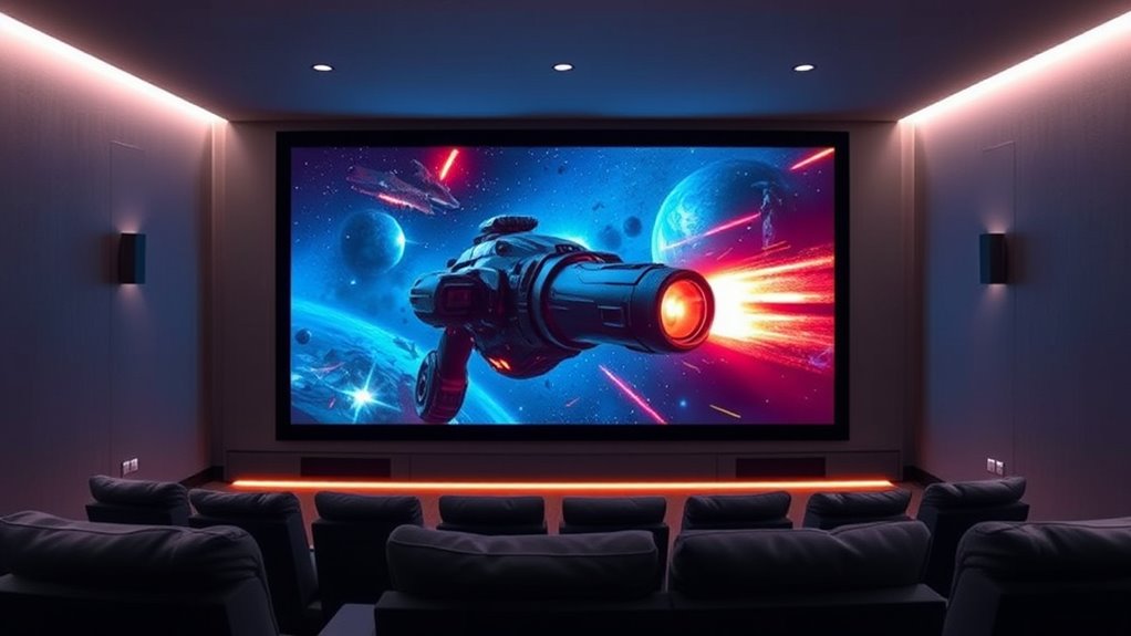 top premium rear projection screens