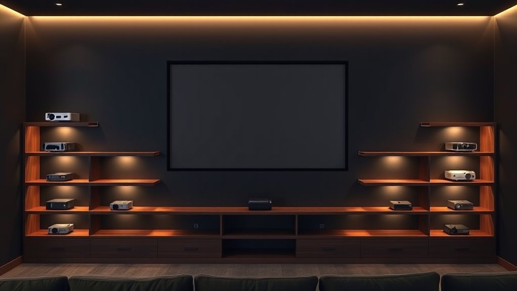 top projector shelf options