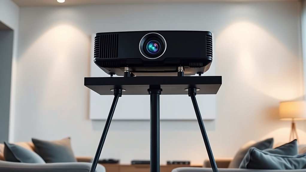 top projector stands for viewing