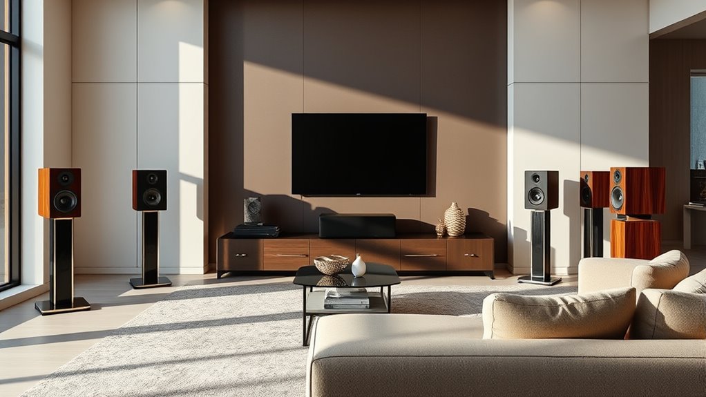 top surround speaker stand list