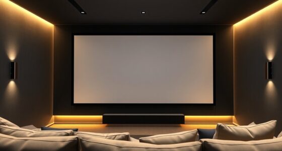 top white projector screen selections