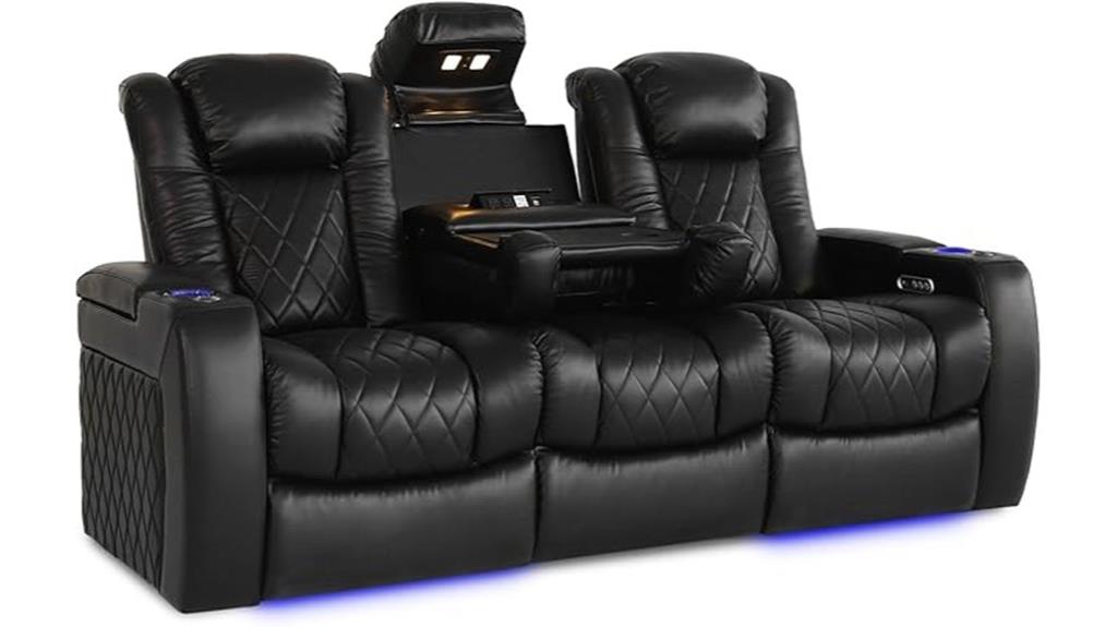 tuscany 3 seat power recliner