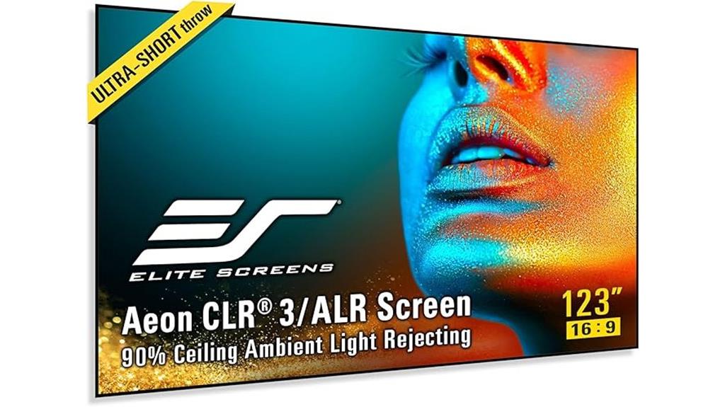 ulta short throw screen