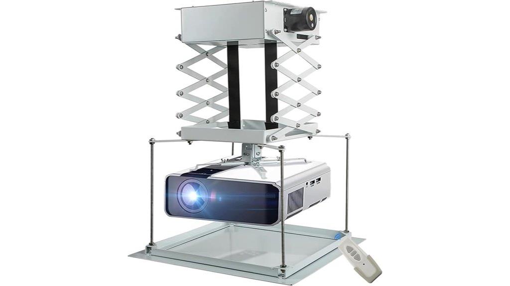 ultra thin hidden projector mount