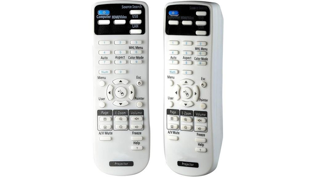 universal epson projector remote