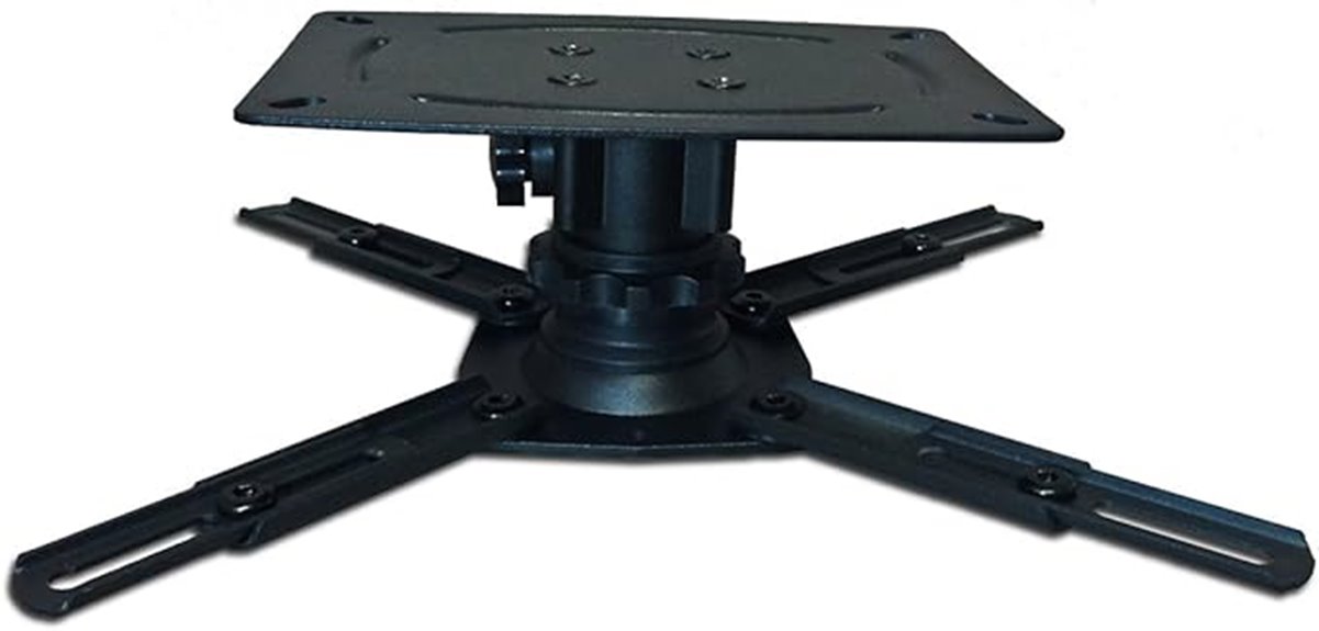 universal silver projector mount
