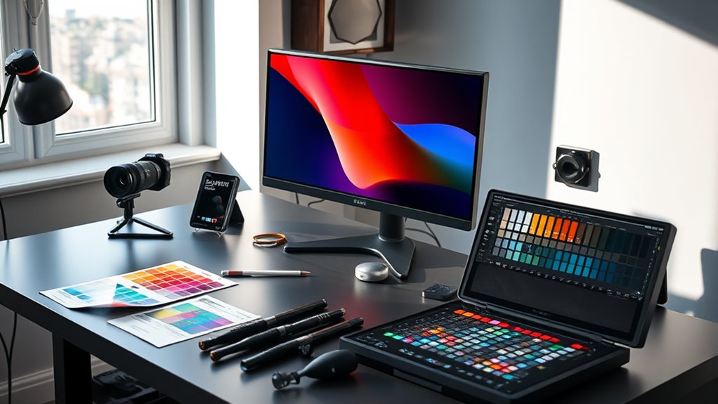 use precise color correction tools