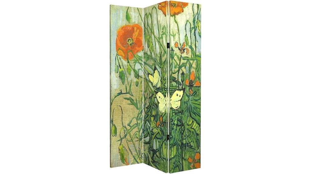 van gogh canvas privacy screen