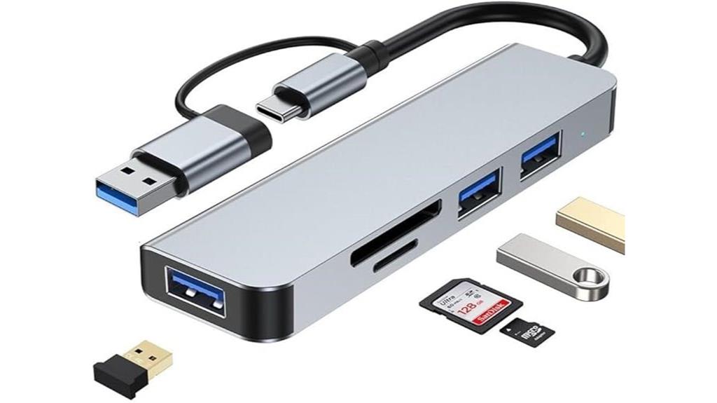versatile aluminum usb hub