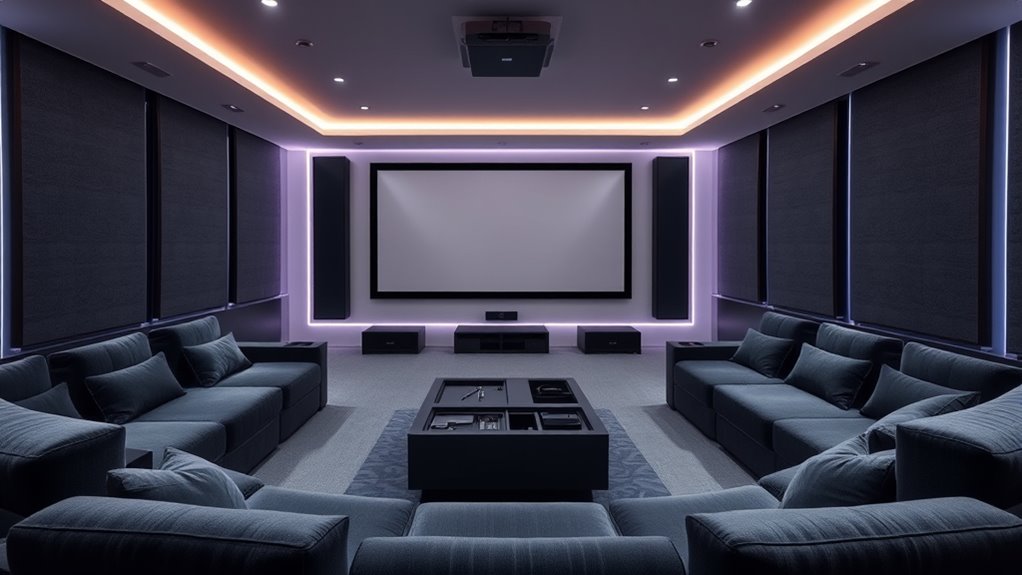 versatile soundproof adjustable media space