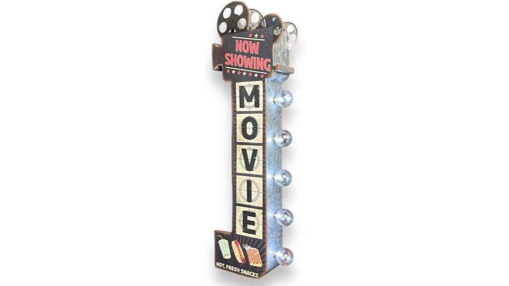 vintage double sided led sign