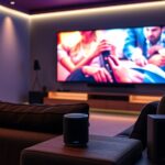 Integrating Smart Speakers and Voice Control in Home Cinema voice controlled home entertainment