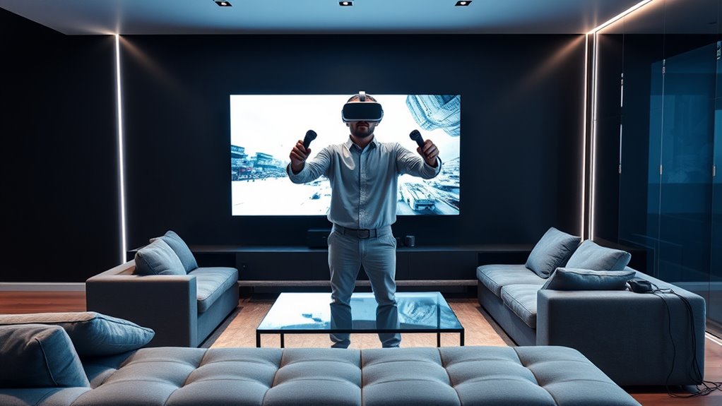 vr gaming in home theaters
