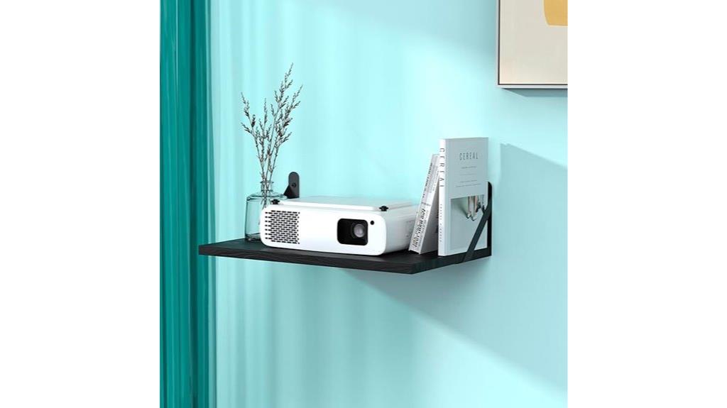 wall mounted projector shelf