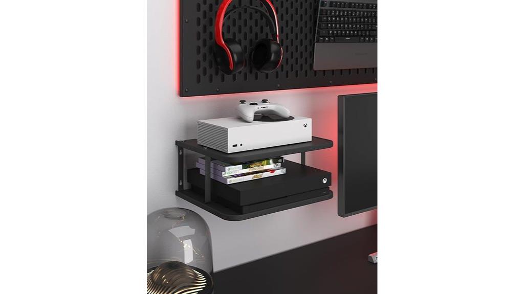 wall mounted projector shelf