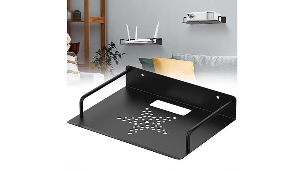 wall mounted projector shelf