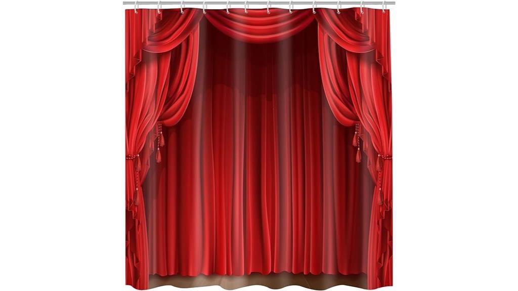 waterproof polyester theatre curtain
