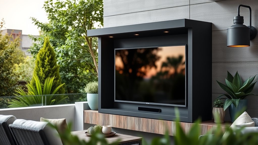 weatherproof tv enclosure considerations