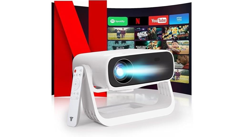 wifi 6 bluetooth smart projector