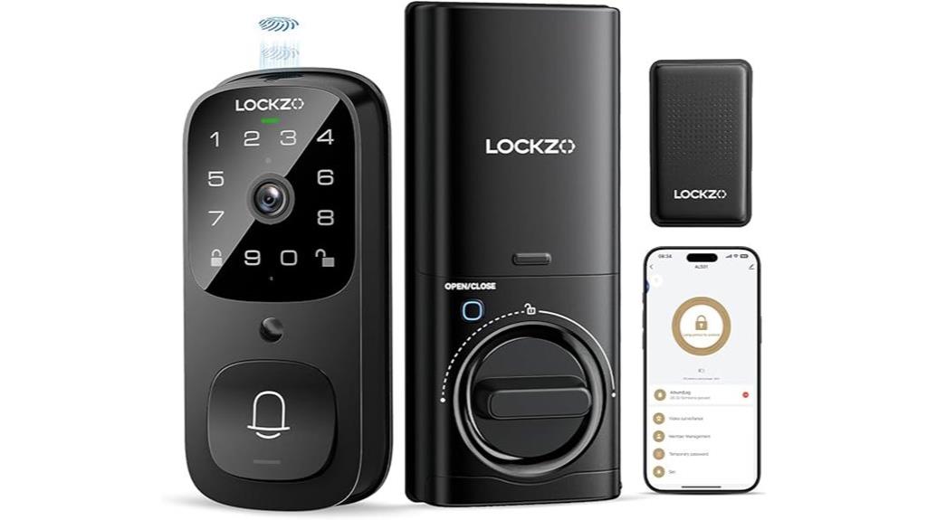 wifi camera door lock