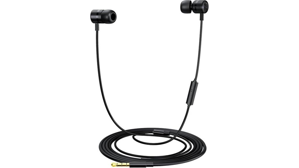 wired earbuds with mic