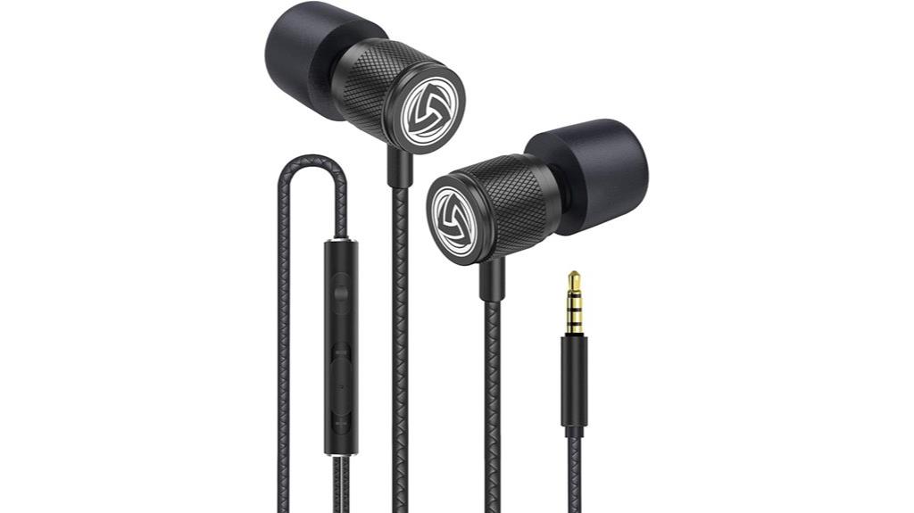 wired earbuds with microphone