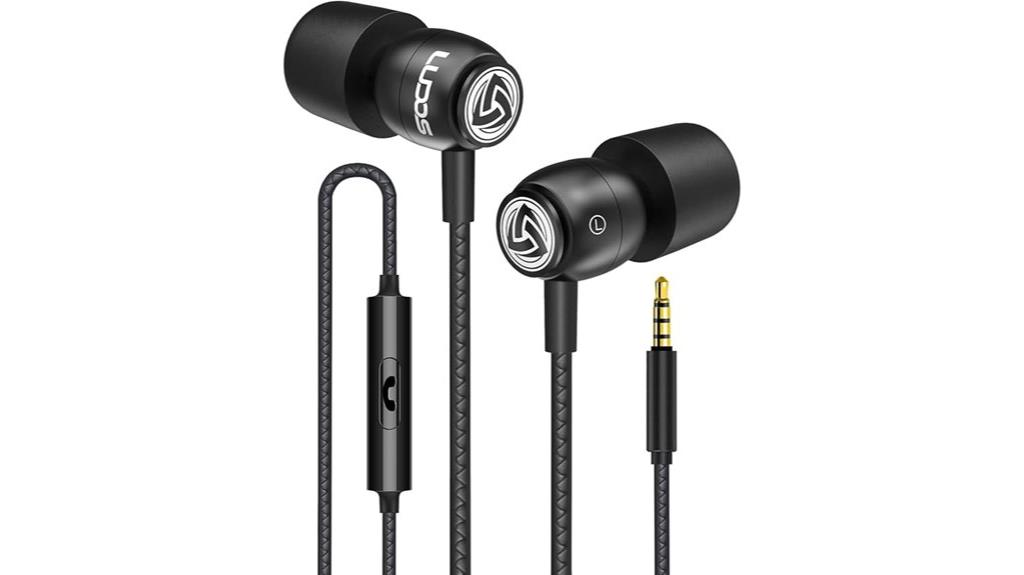 wired earbuds with microphone