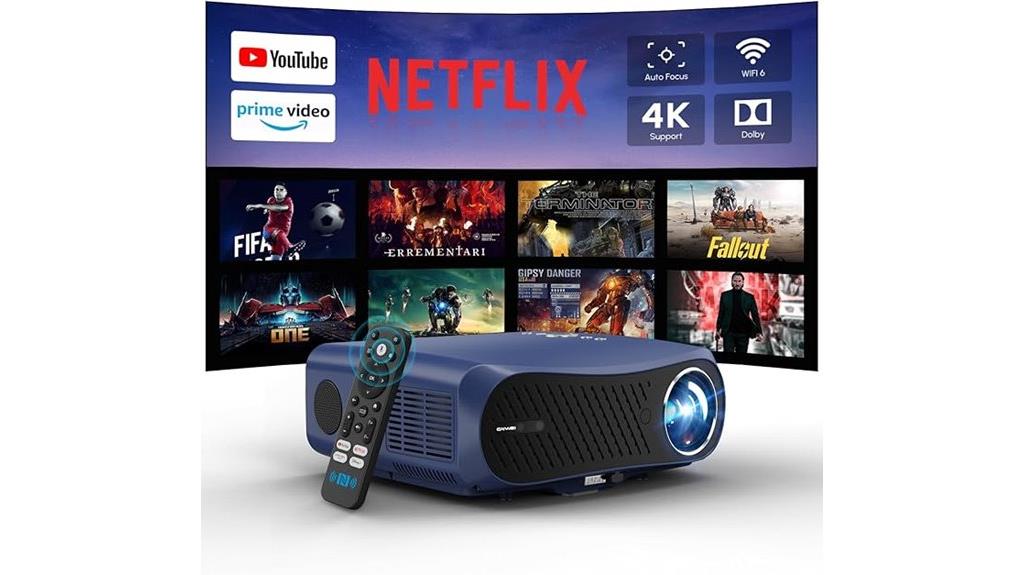 wireless 4k home projector