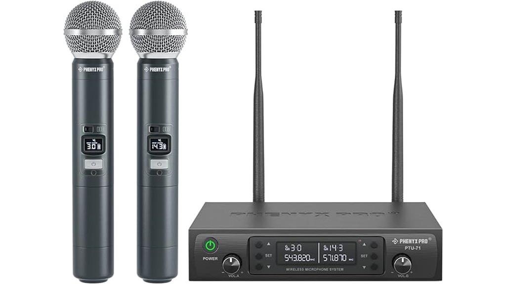 wireless microphone system duo