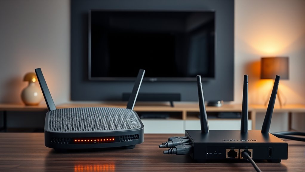 wireless or wired connectivity